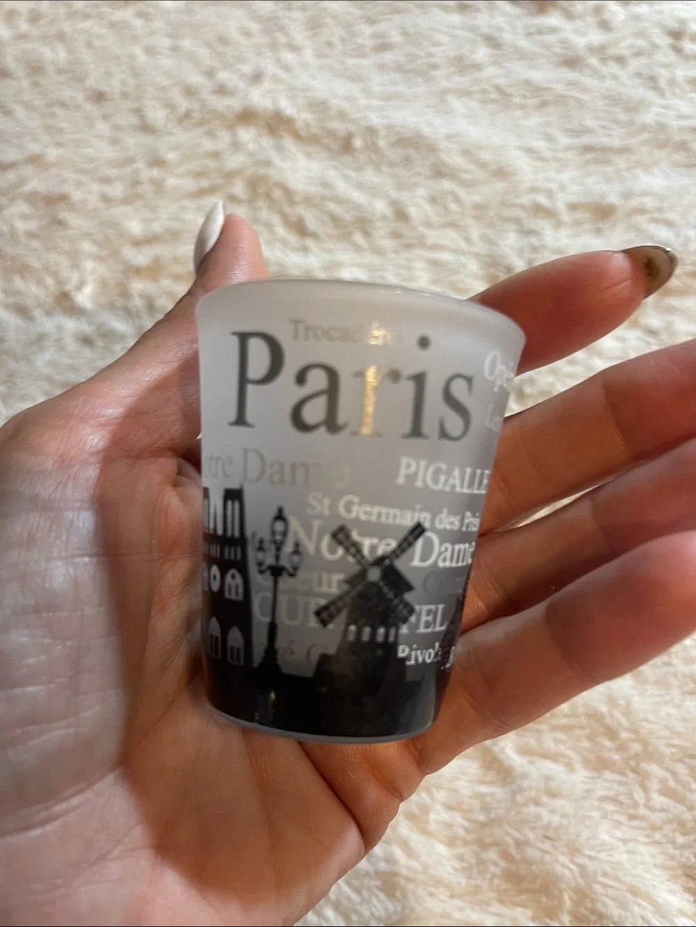 Paris, France shot Glass